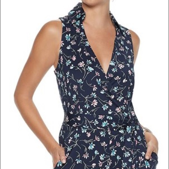 Nina Leonard Surplice Neckline Jumpsuit Size L - Picture 10 of 13